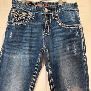 Rock Revival Blue Bootcut Jeans